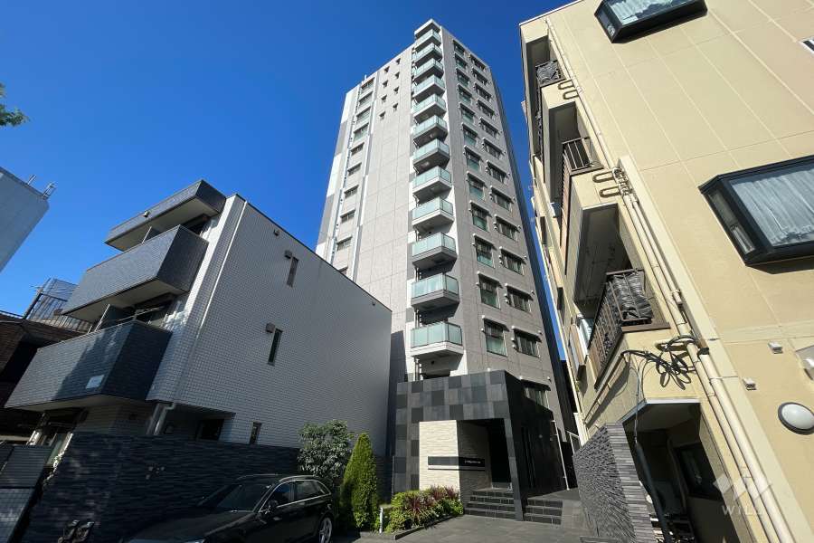 ガーラプレシャス代々木上原の外観（北東側から）