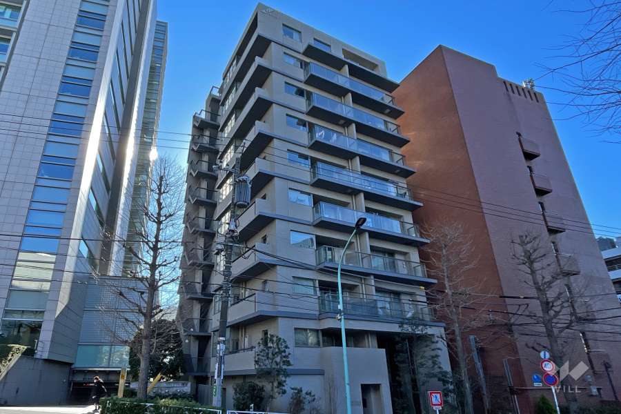 ユニーブル渋谷神南の外観（北西側から）