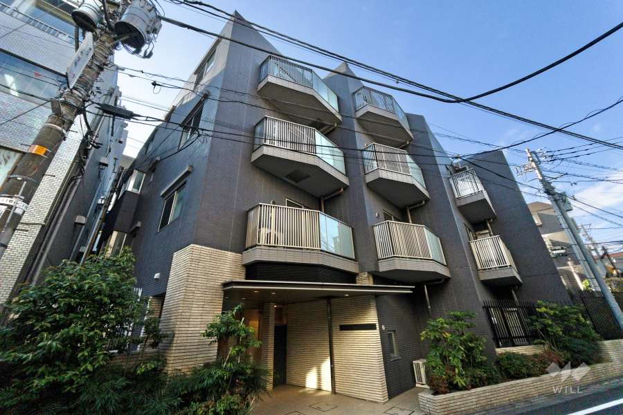 ルジェンテ代々木上原の外観（北東側から）