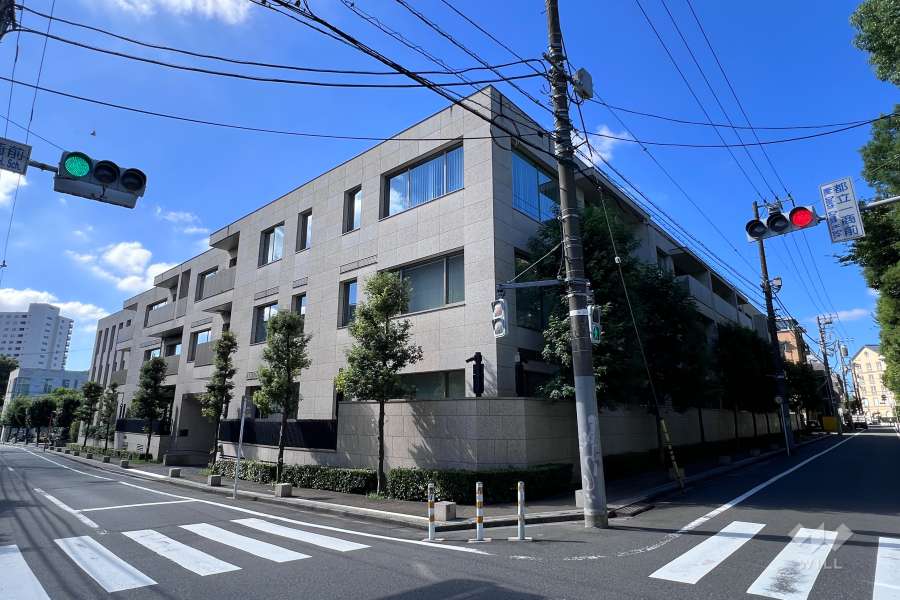ウェリス代官山猿楽町の外観（北側から）