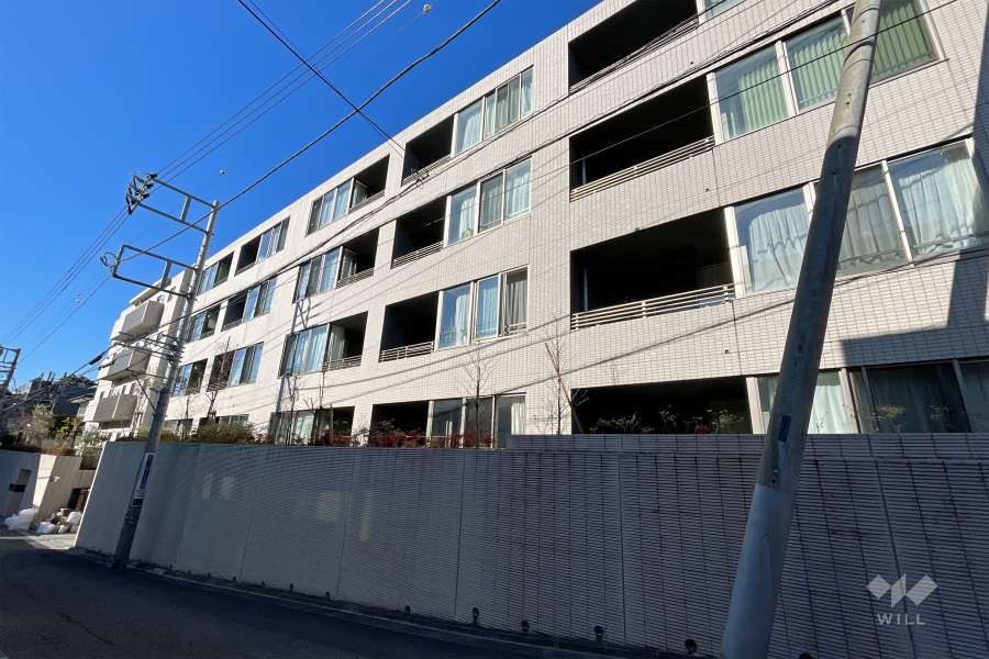 オープンレジデンシア広尾１の外観（北東側から）