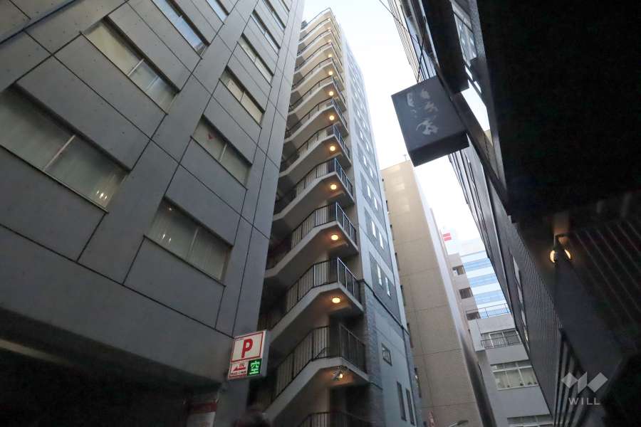 プレミスト渋谷宮益坂の外観(北東側から)