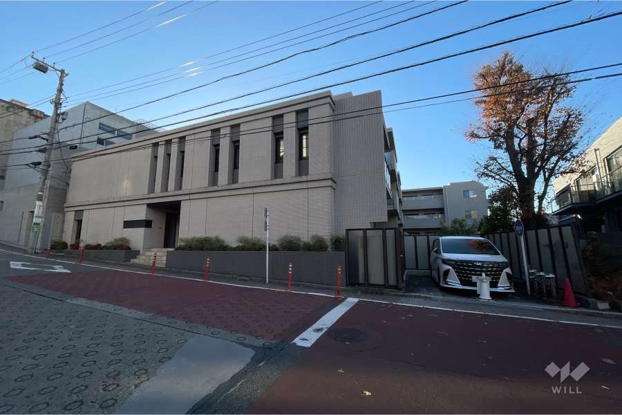 オープンレジデンシア広尾２の外観（北西側から）