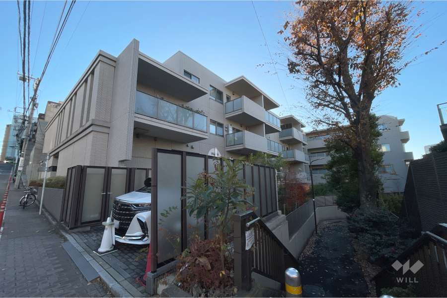 オープンレジデンシア広尾２の外観（北西側から）