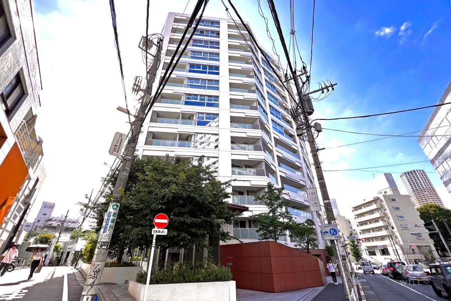 ザコノエ代官山の外観（北側から）
