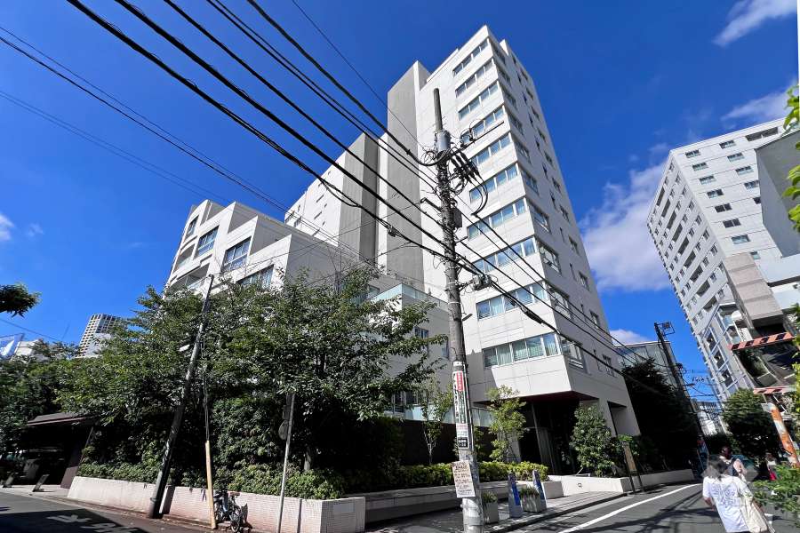 ザコノエ代官山の外観（南西側から）