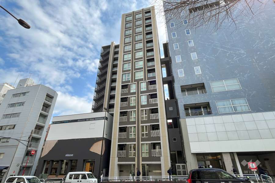 クレヴィア原宿の外観（南西側から）