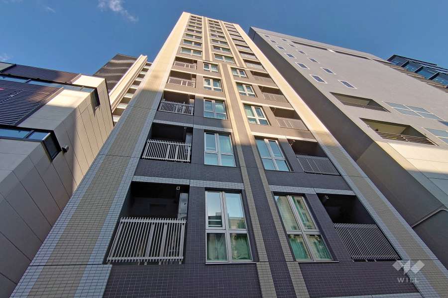 クレヴィア原宿の外観（西側から）