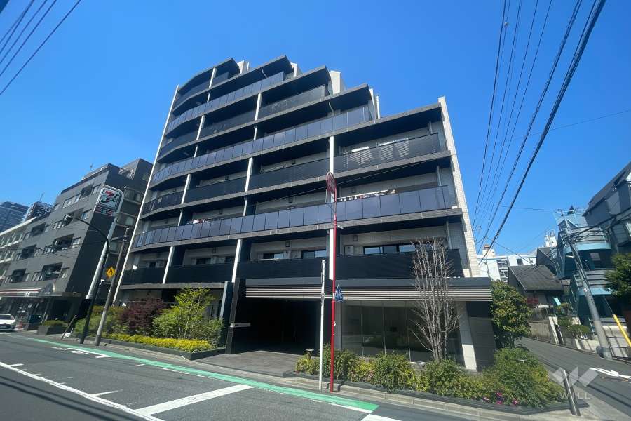 グローリオ笹塚の外観（南東側から）