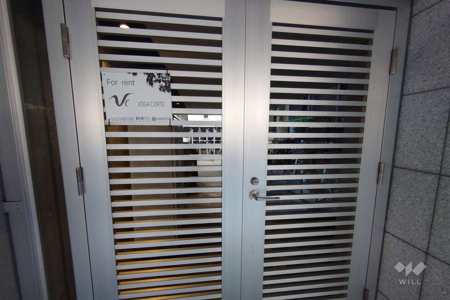 駐輪場の入口