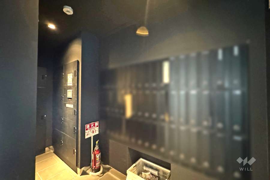 共用ポストと宅配ボックス