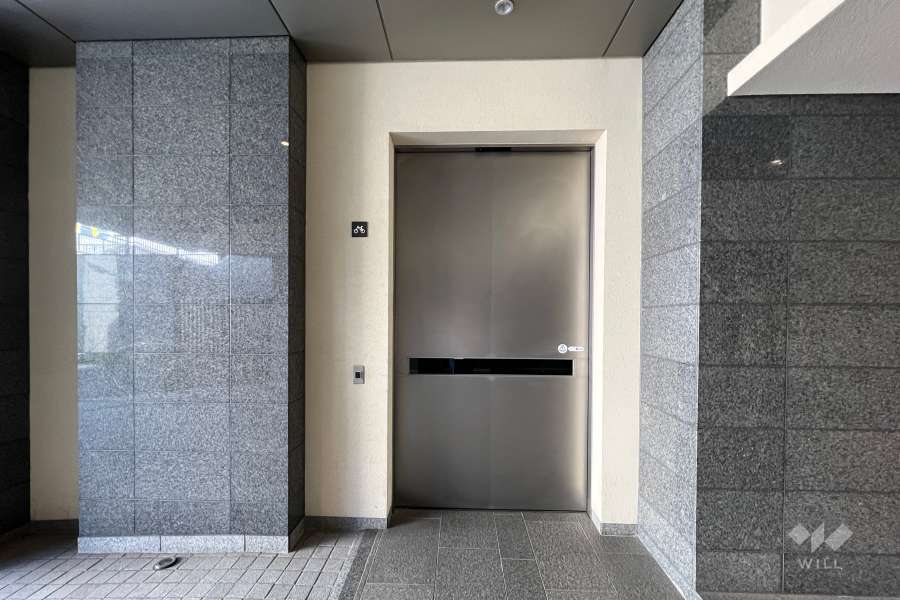 駐輪場の出入り口　