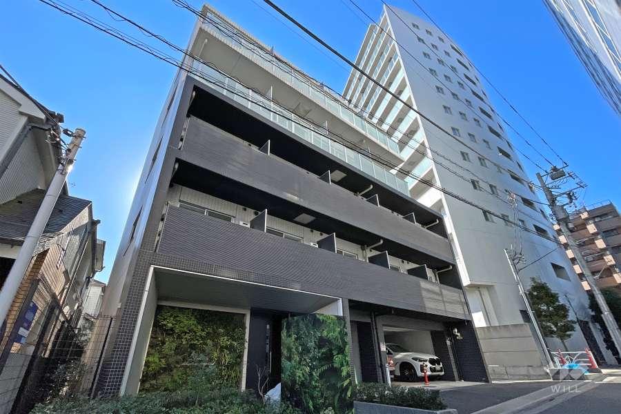 ジェノヴィア渋谷本町グリーンヴェールの外観（東側から）