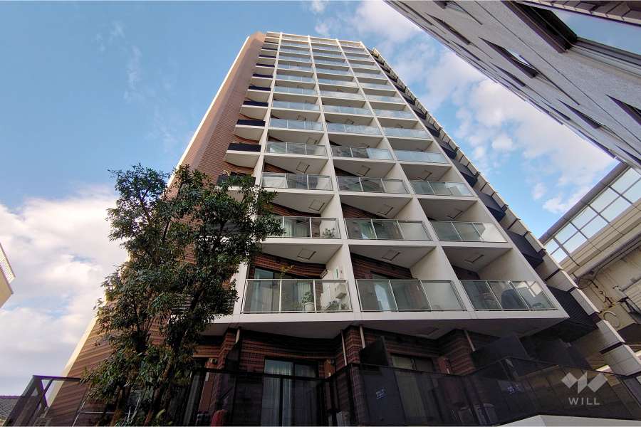 ピアース初台センティアの外観（北西側から）