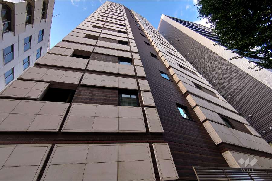 ピアース初台センティアの外観（南西側から）