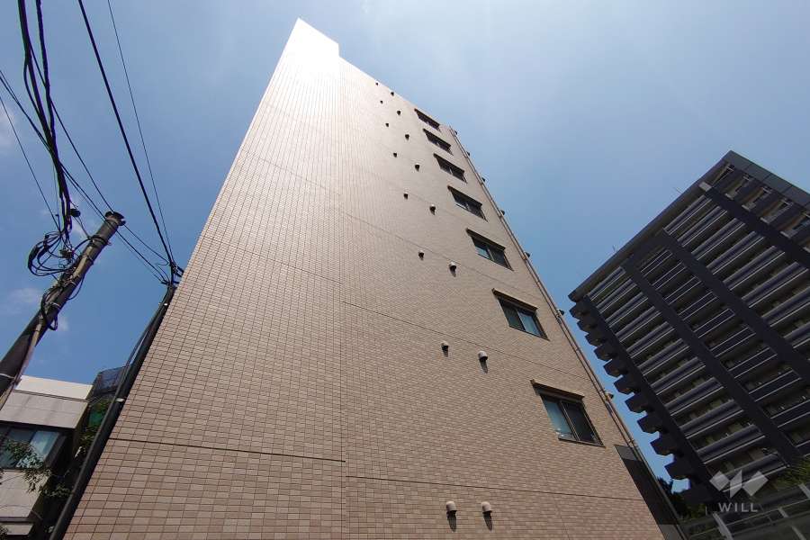 レイジオス渋谷初台の外観（南西側から）