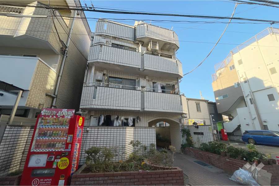 ネオハイシティ渋谷常磐松の外観（北東側から）