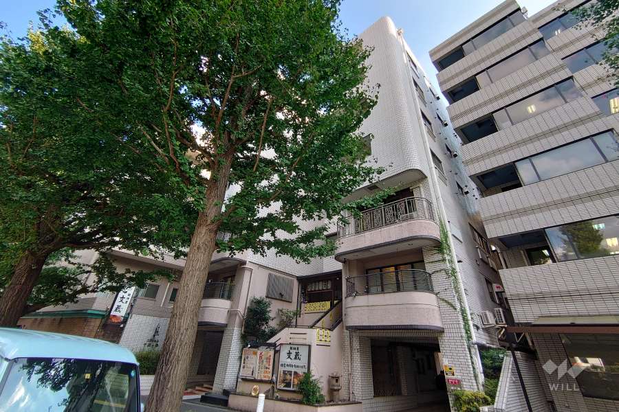 エクレール千駄ヶ谷の外観（北西側から）