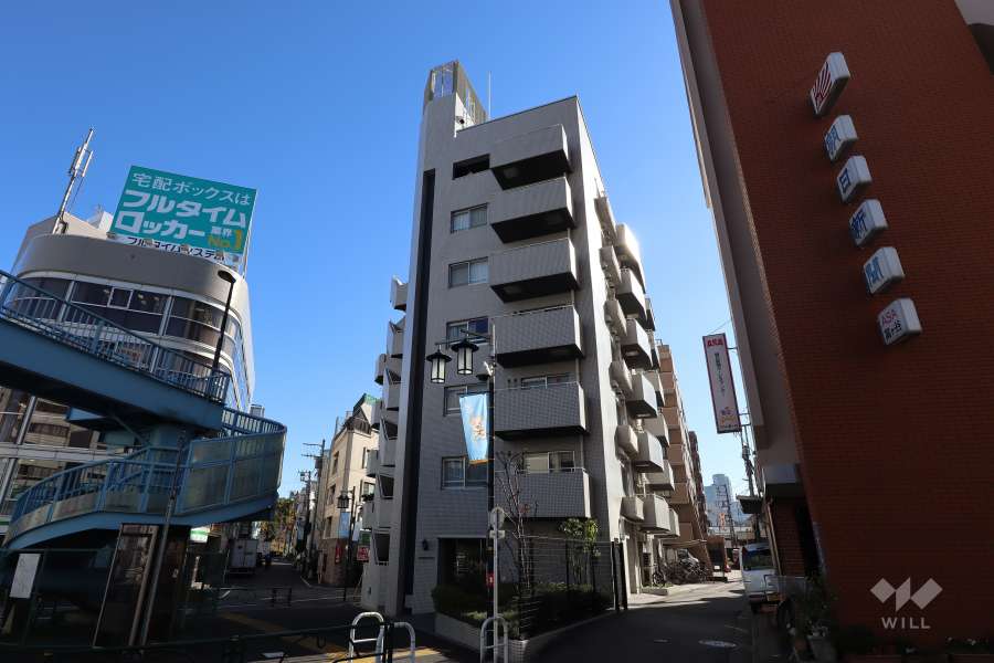 マンションの外観(北西側から)