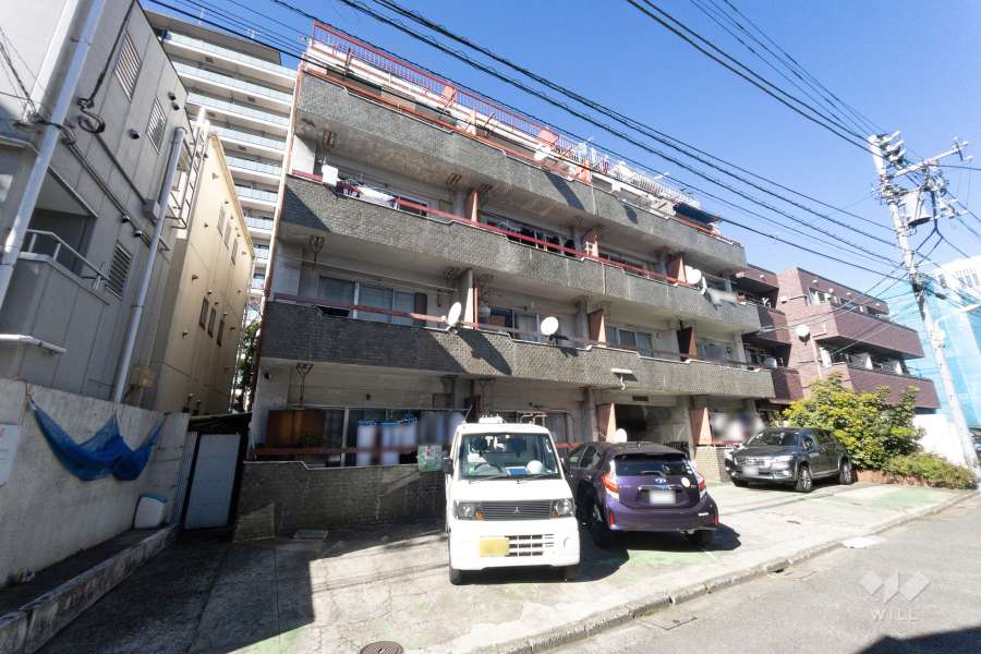 代々木高野マンションの外観（北東側から）