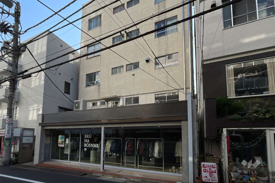 代官山丸一マンションの外観（前面道路の北西側から）