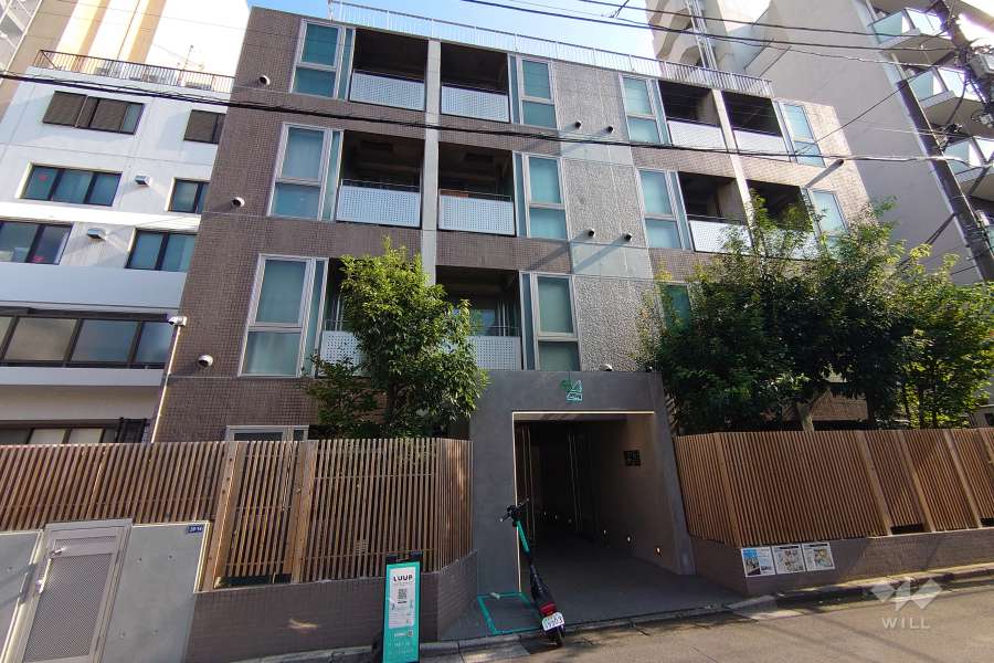 JP-BASE渋谷松濤の外観（北東側から）