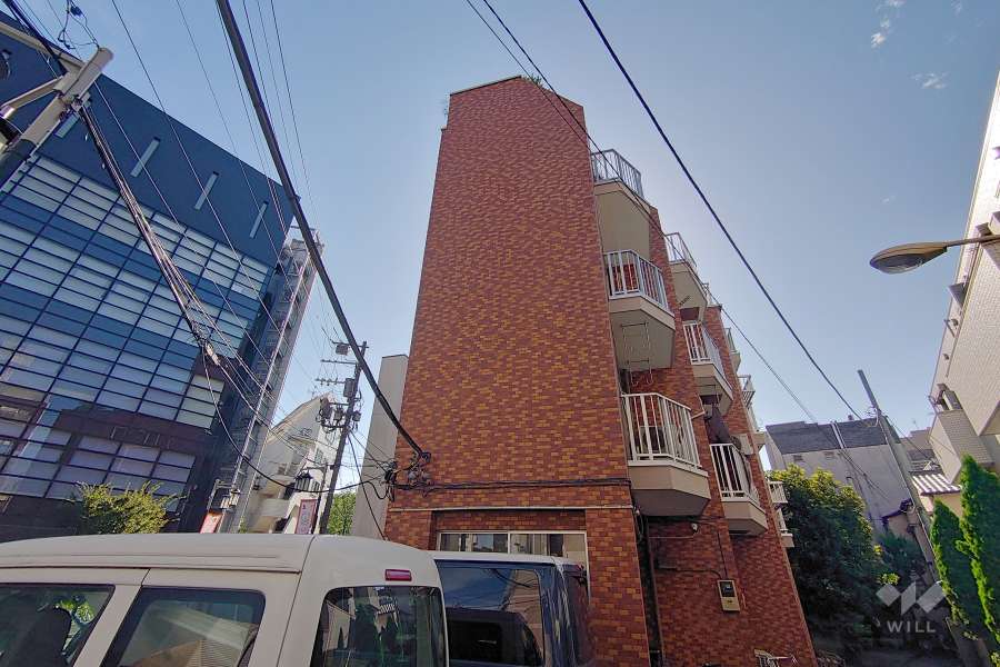 森林ハイツの外観（西側から）