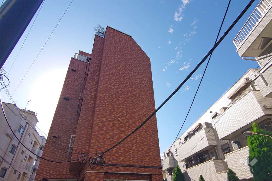 森林ハイツの外観（北西側から）