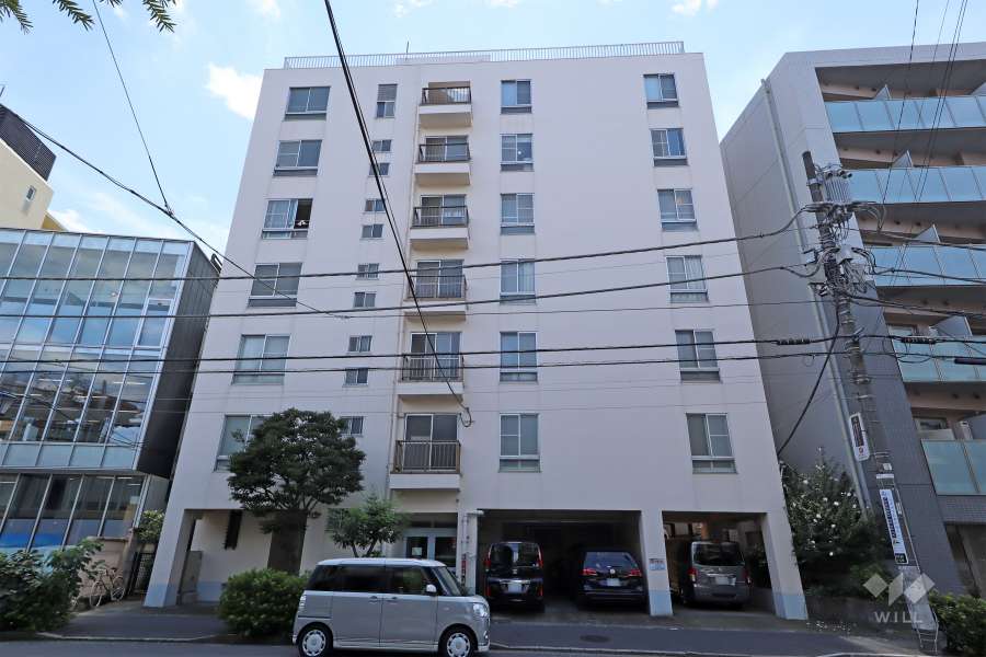 ヴィラ外苑の外観（北側から）