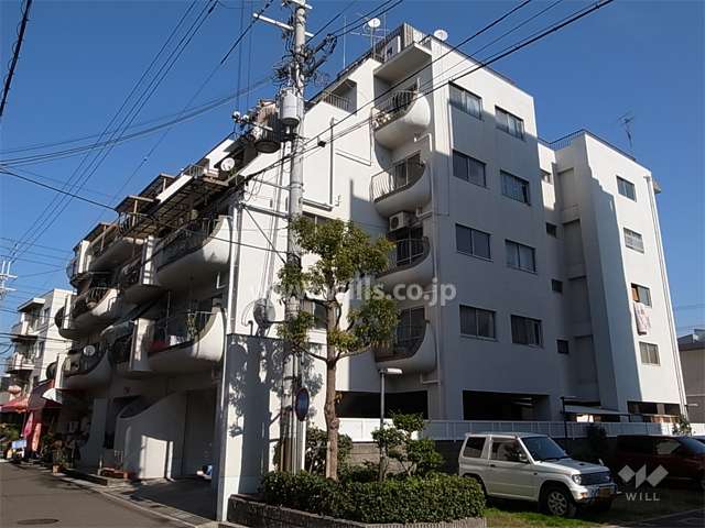 園田第2シェトアの外観（南西側から）