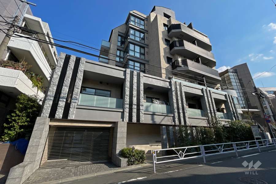 オープンレジデンシア恵比寿ザハウスの外観（西側から）