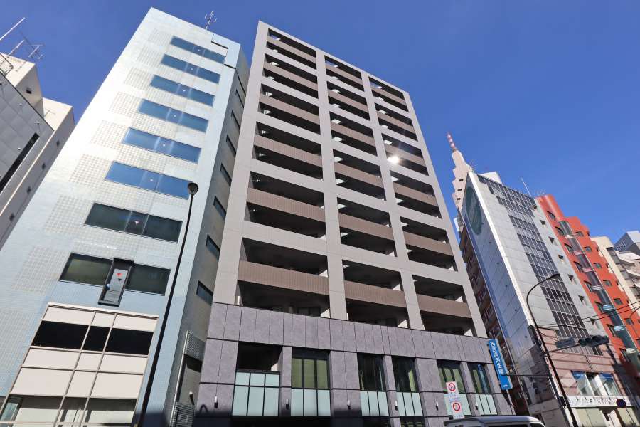 ヴァントヌーベル代々木の外観（南東側から）-(2)