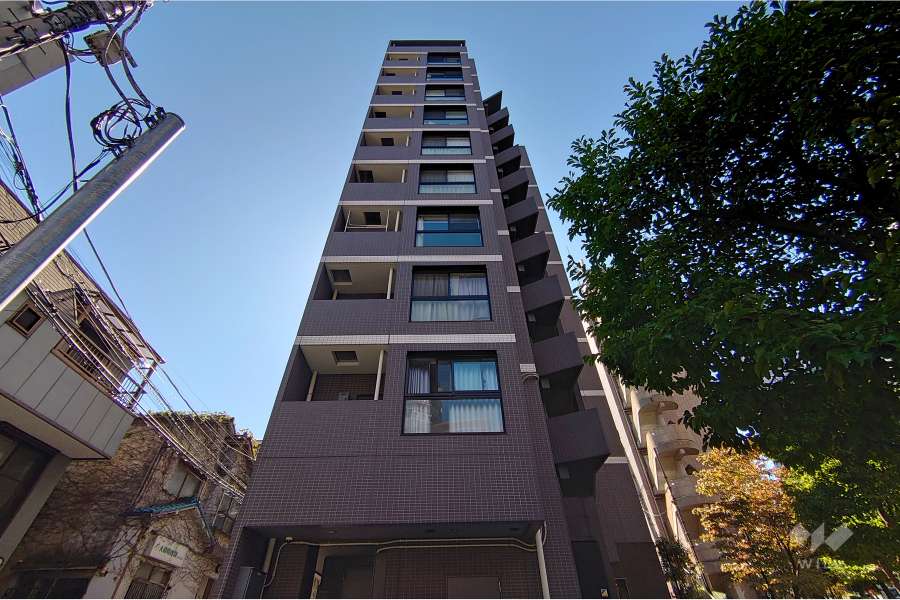 グランドコンシェルジュ恵比寿の外観（北西側から）