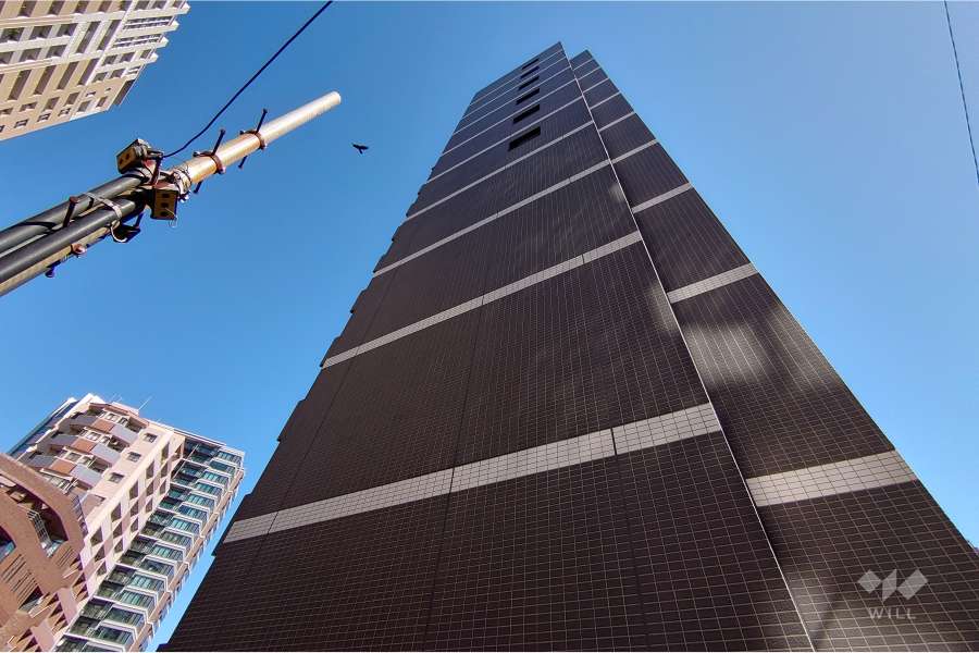 グランドコンシェルジュ恵比寿の外観（南西側から）