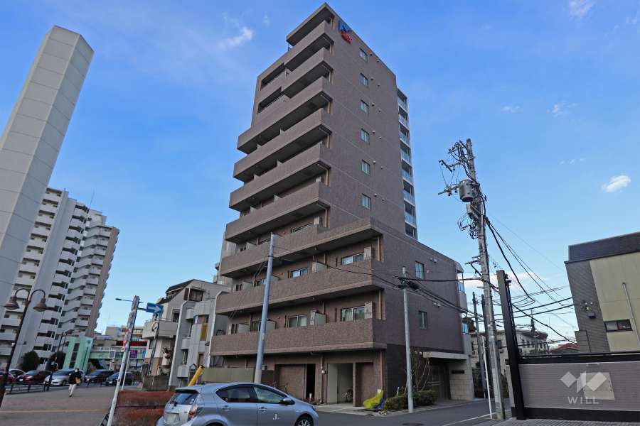 スカイコート渋谷神山町の外観(南西側から)