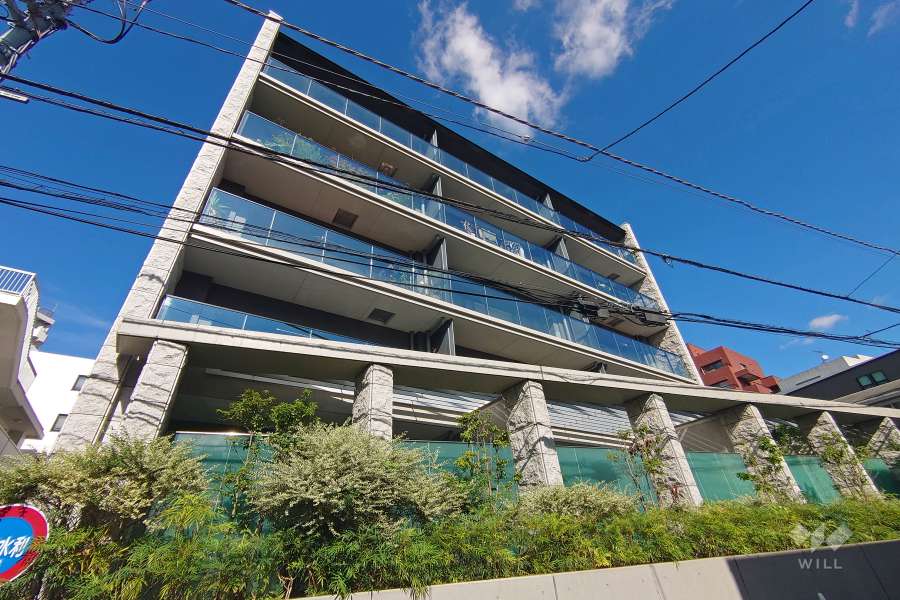 シティハウス神宮北参道の外観（南東側から）