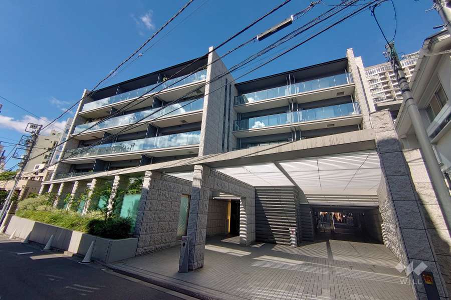 シティハウス神宮北参道の外観（北東側から）