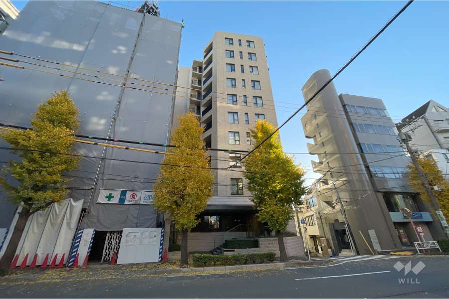 パークコート広尾ヒルトップレジデンスの外観（北西側から）