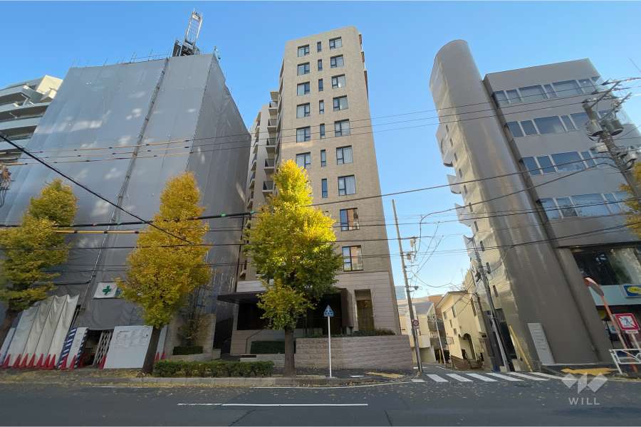 パークコート広尾ヒルトップレジデンスの外観（西側から）