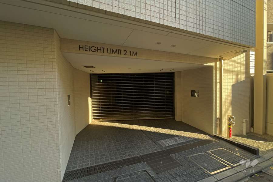 駐車場の出入り口（リングシャッター式）