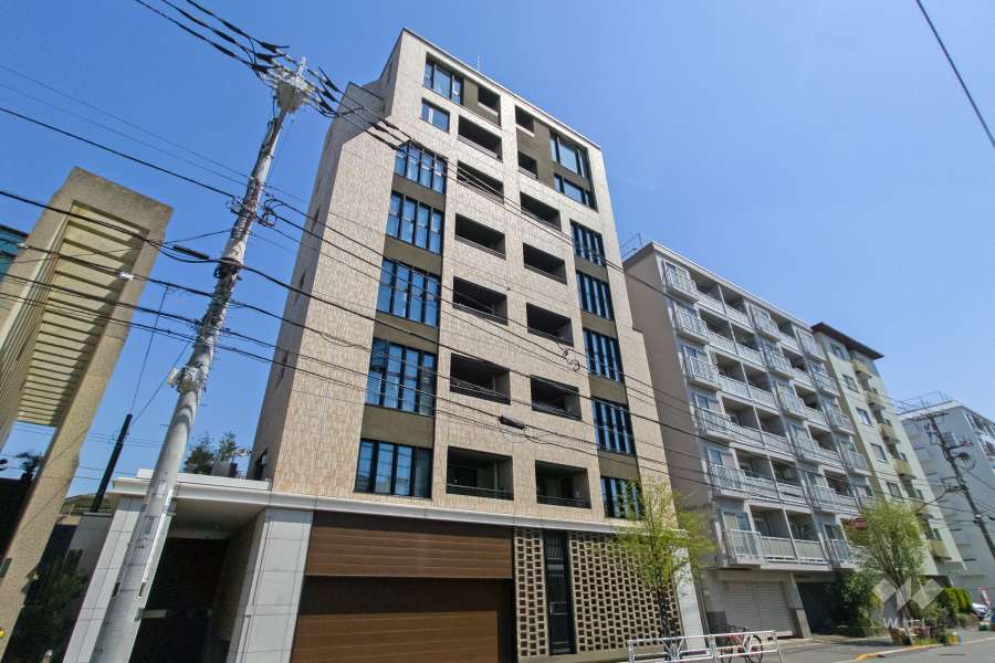 アトラス代々木上原の外観（南西側から）