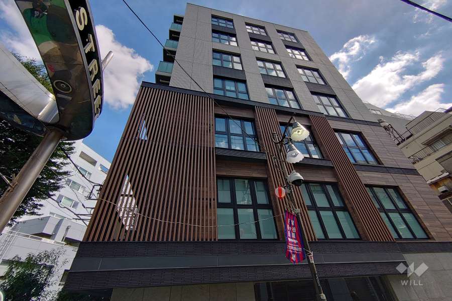 パークリュクス渋谷西原の外観（南西側から）