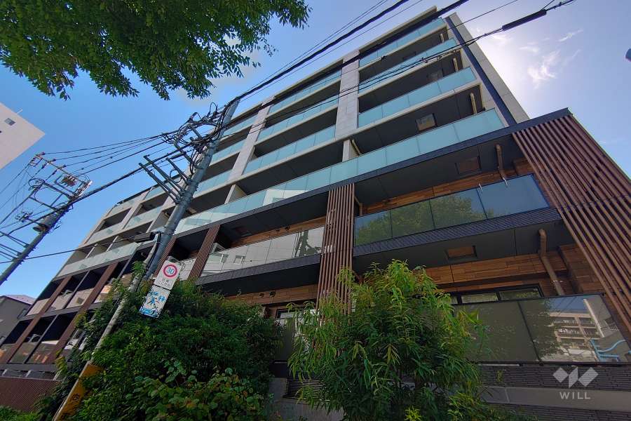 パークリュクス渋谷西原の外観（北西側から）