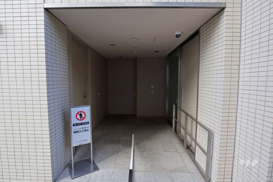 駐輪場の出入り口