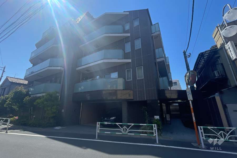 ルジェンテ幡ヶ谷の外観（北東側から）