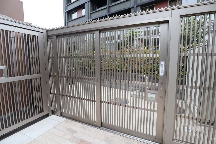 駐輪場の出入り口