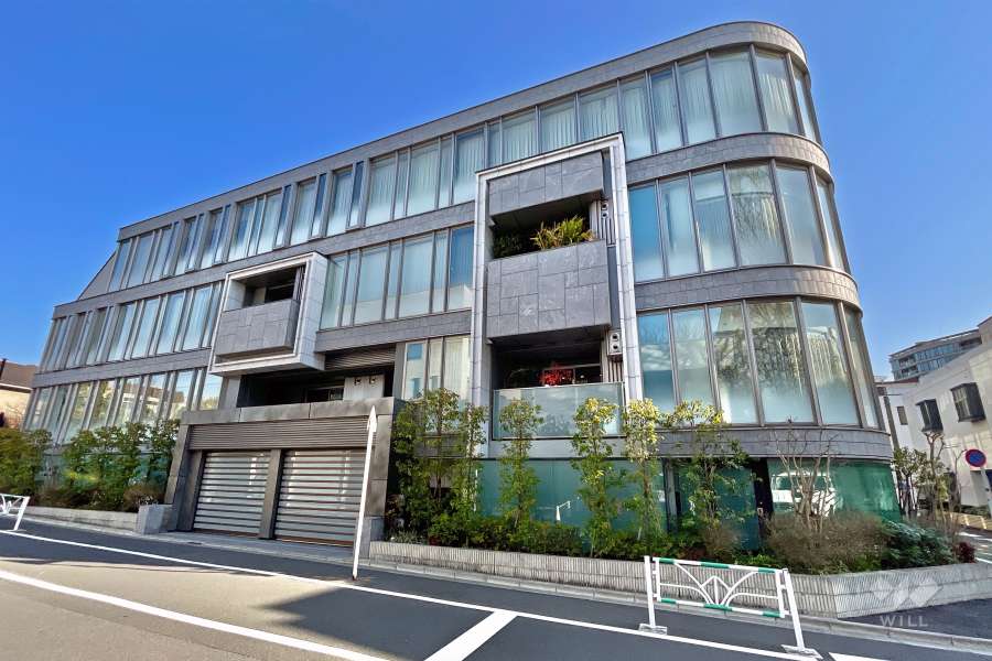 プラウド代官山猿楽町の外観（南西側から）