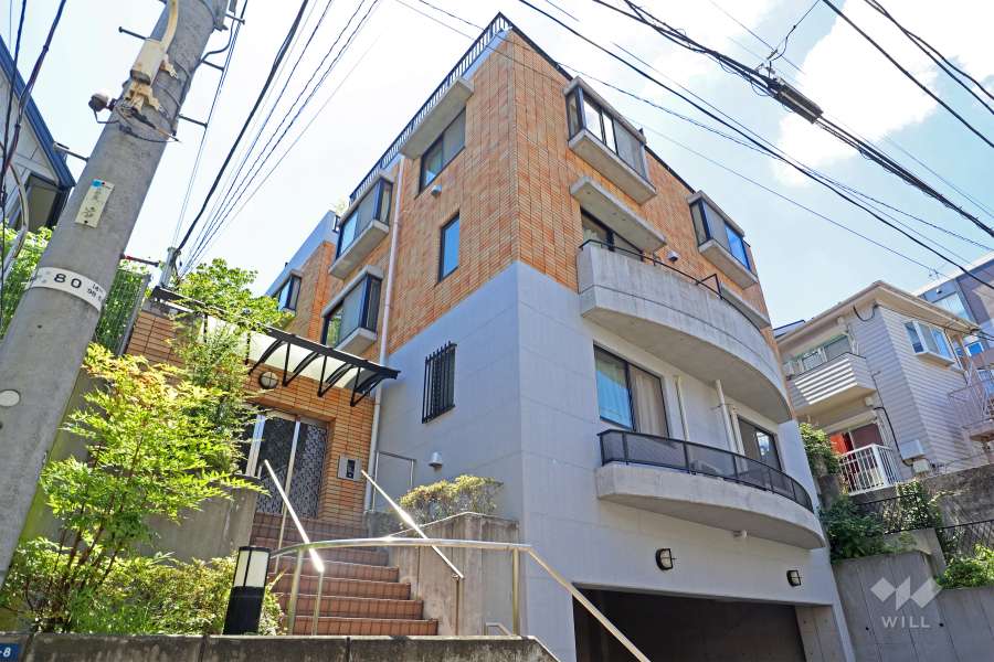 セボン代々木テラスハウスの外観（北東側から）