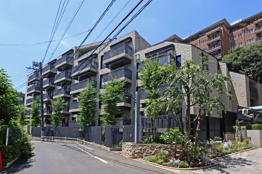 オープンレジデンシアザハウスサウスコートの外観（北東側から）