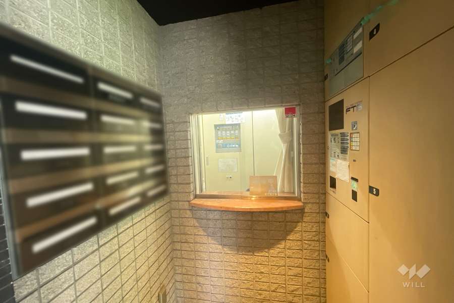 共用ポストと宅配ボックス